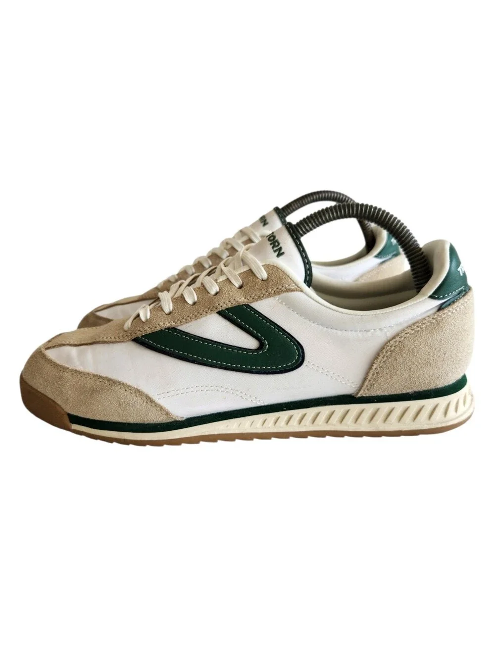 TRETORN Kristine Low Profile Sneakers Retro Green White Shoe Size 10